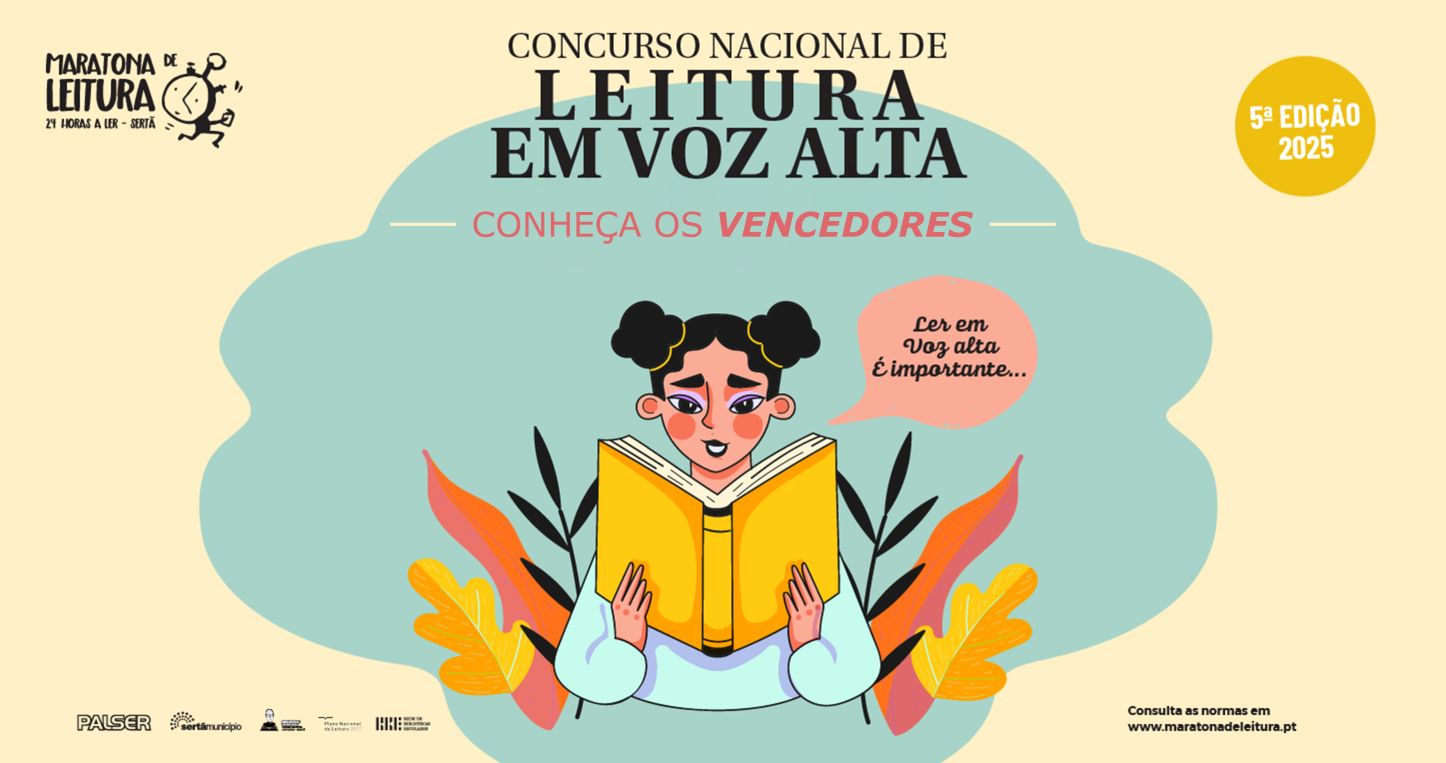 Vencedores conhecidos no Concurso Nacional de Leitura em Voz Alta