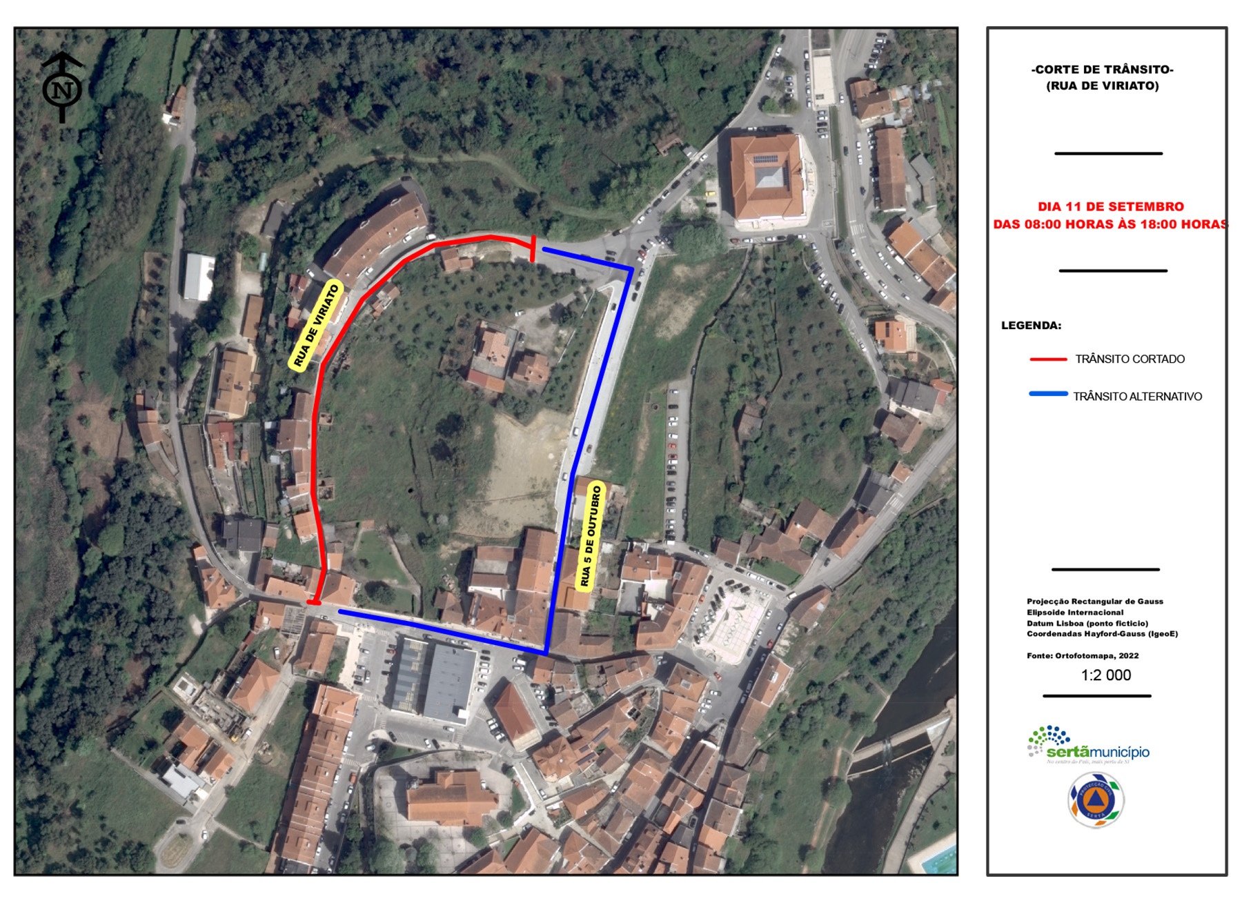 cortetransito ruaviriato 11set25
